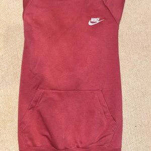 nike funnel neck fleece hoodie